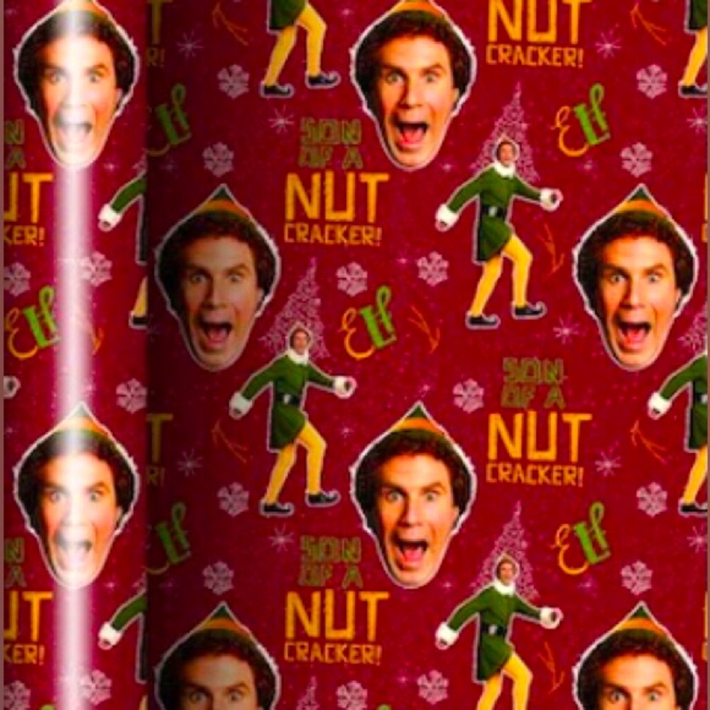 ELF THE MOVIE CHRISTMAS WRAPPING PAPER